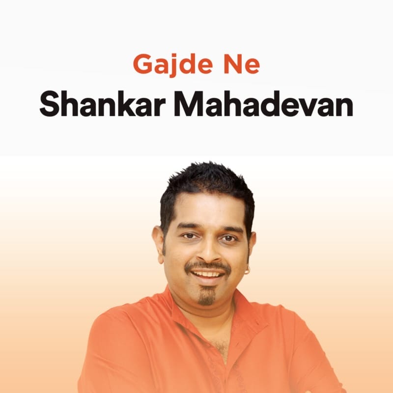 Poster of Gajde Ne Song, featuring Shankar Mahadevan